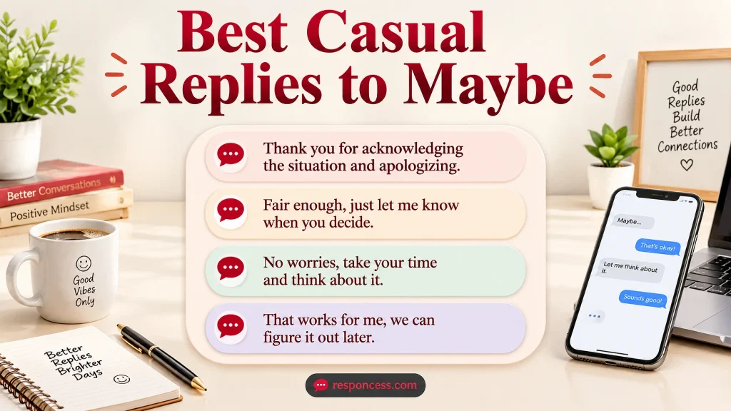 Best Casual Replies to Maybe