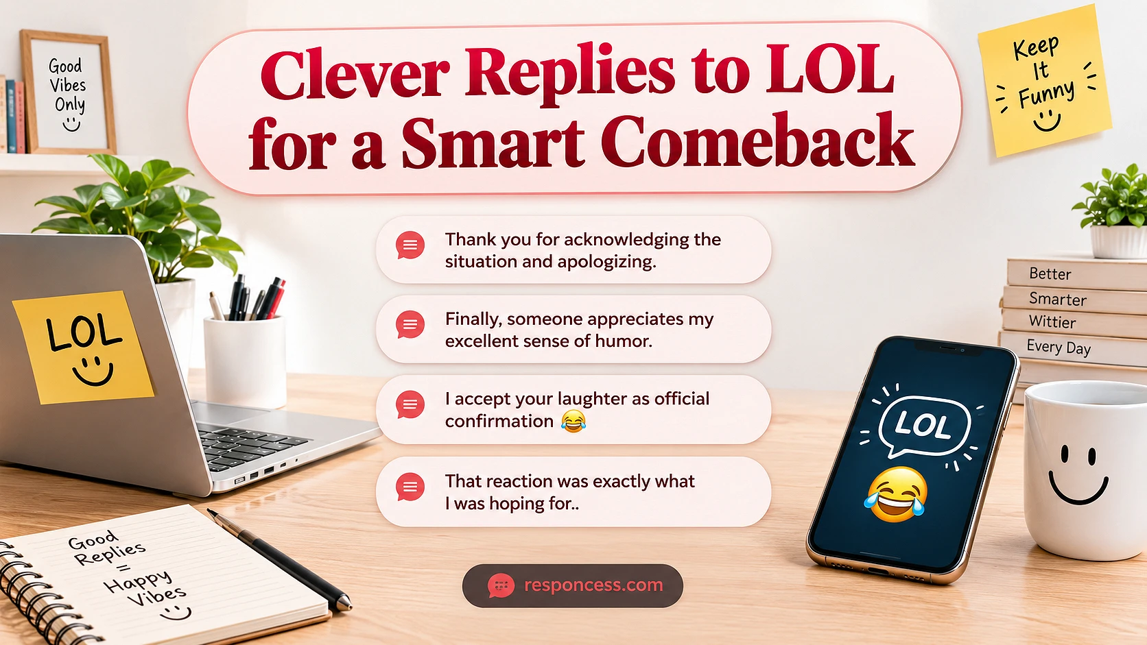 Clever Replies to LOL for a Smart Comeback
