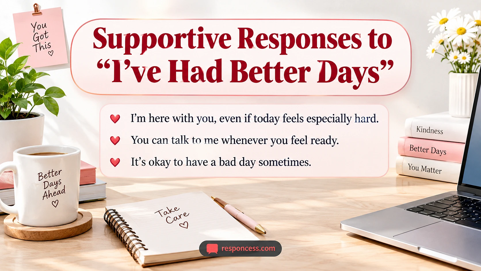 Supportive Responses to “I’ve Had Better Days” 