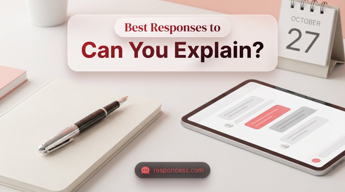 Best Responses to “Can You Explain?”