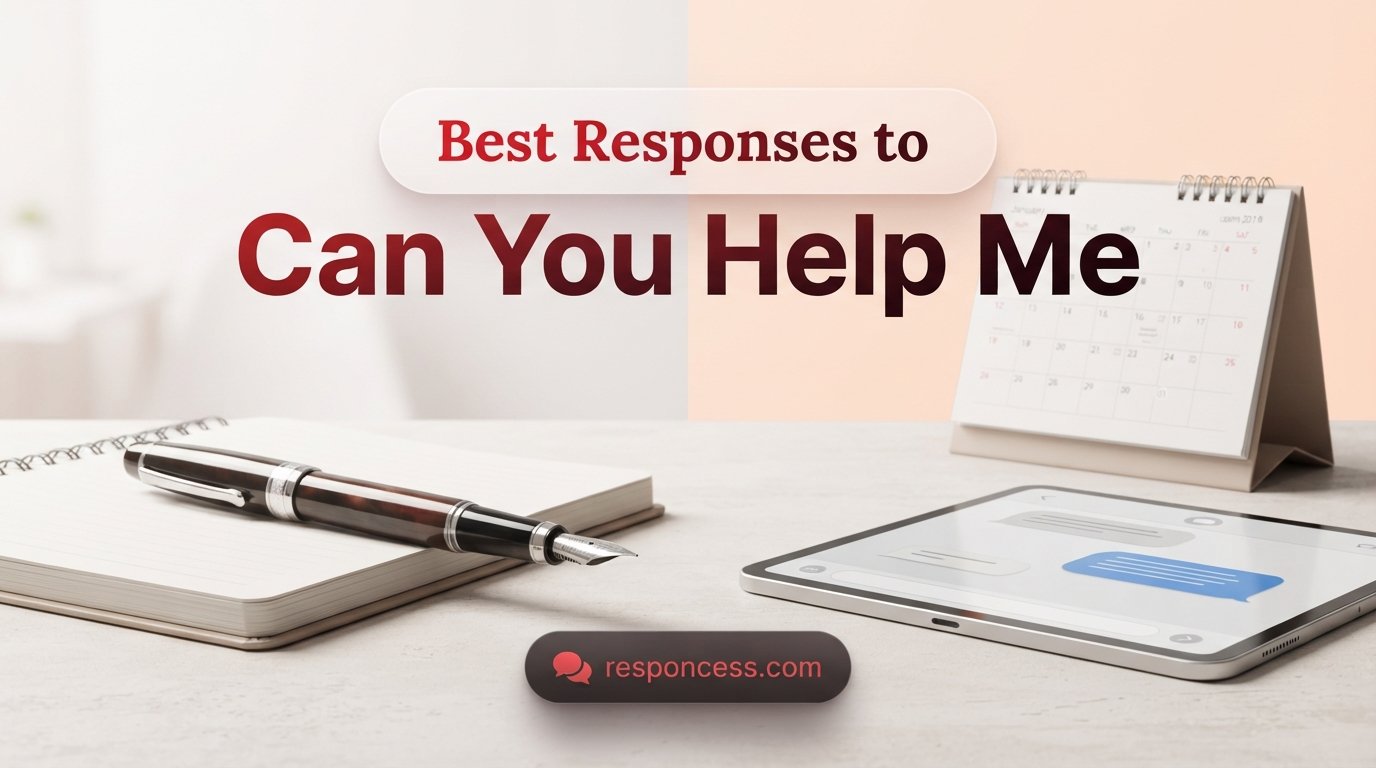 Best Responses to "Can You Help Me"