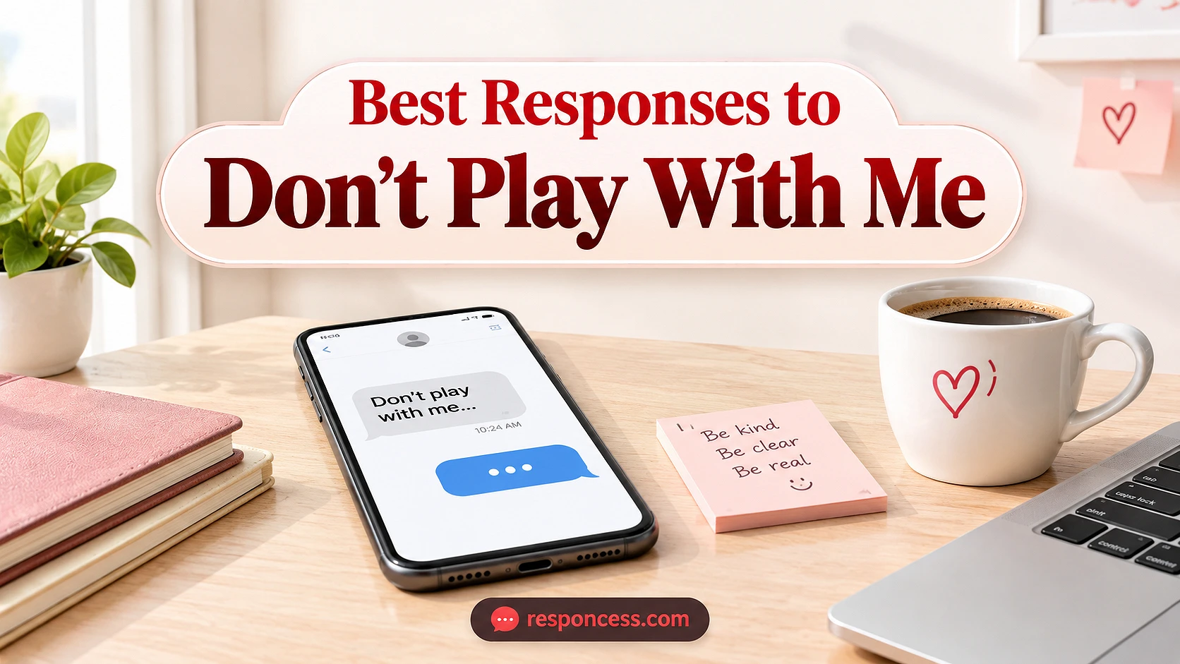 Best Responses to “Don’t Play With Me”