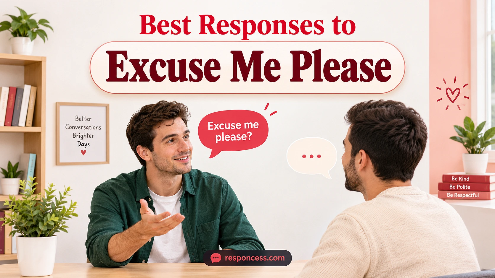Best Responses to “Excuse Me Please”