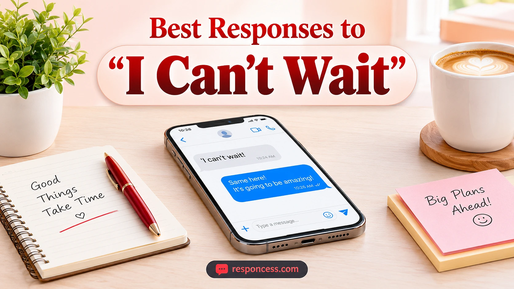 Best Responses to “I Can’t Wait”