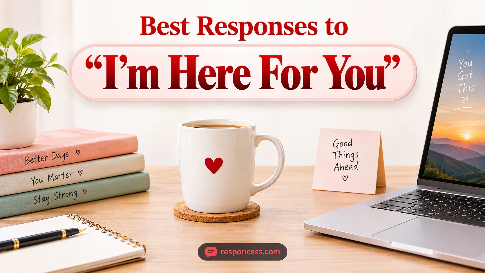 Best Responses to “I’m Here For You”