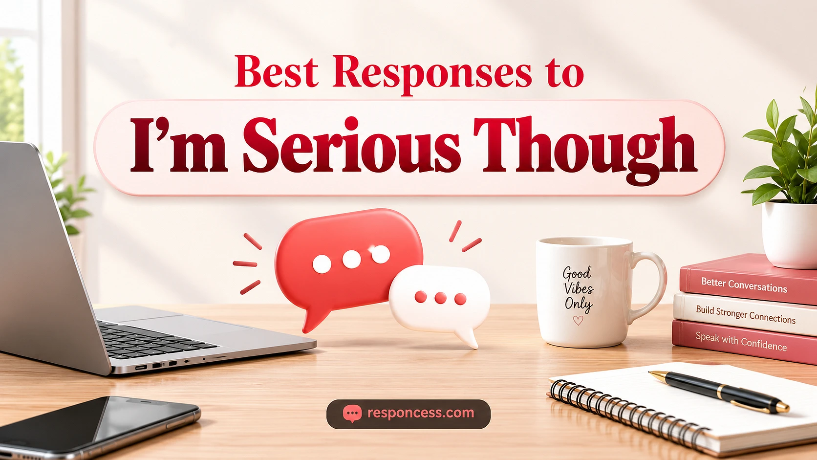 Best Responses to “I’m Serious Though”