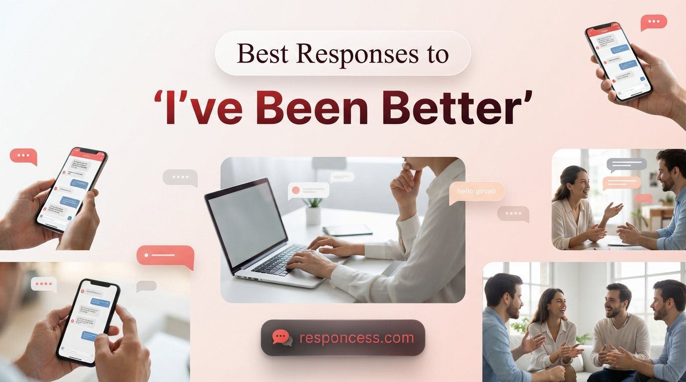 Best Responses to “I’ve Been Better”