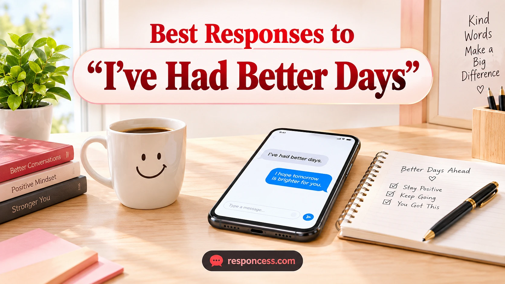 Best Responses to “I’ve Had Better Days”