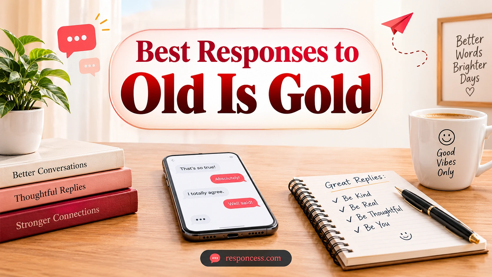 Best Responses to “Old Is Gold”