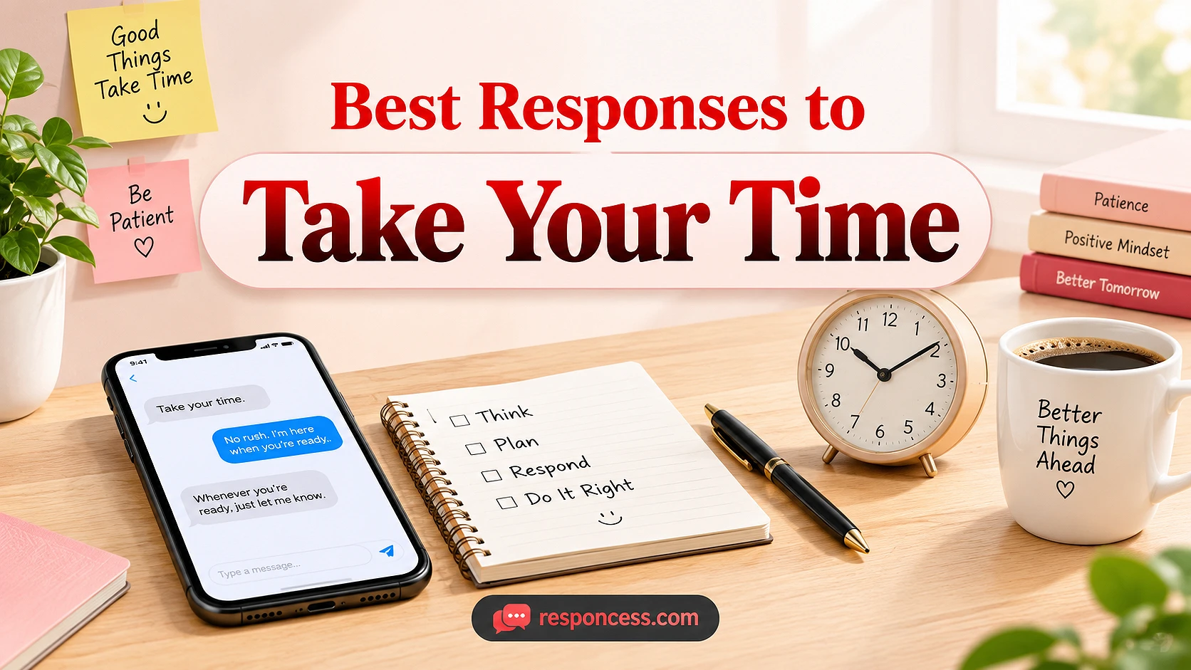 Best Responses to “Take Your Time”