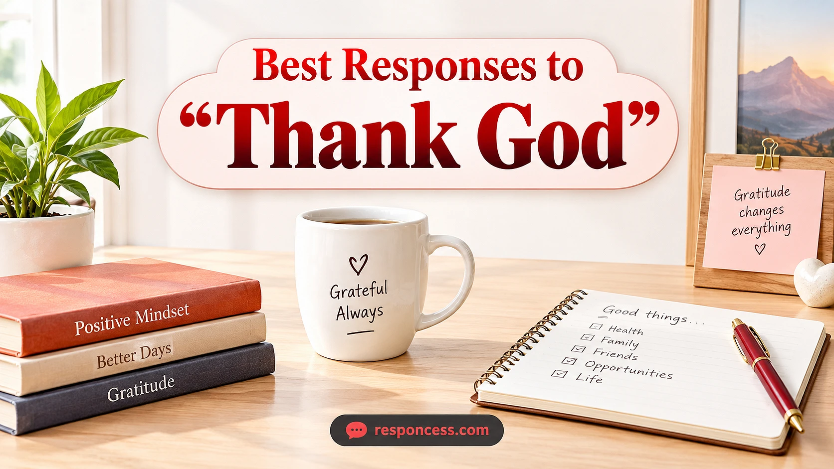 Best Responses to “Thank God”