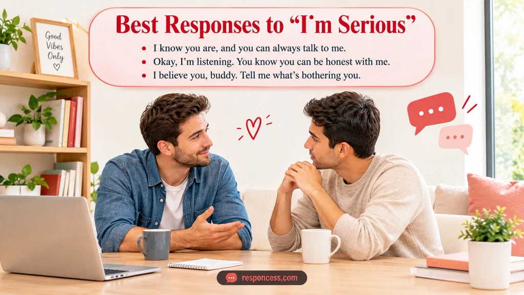 Best Responses to “I’m Serious”