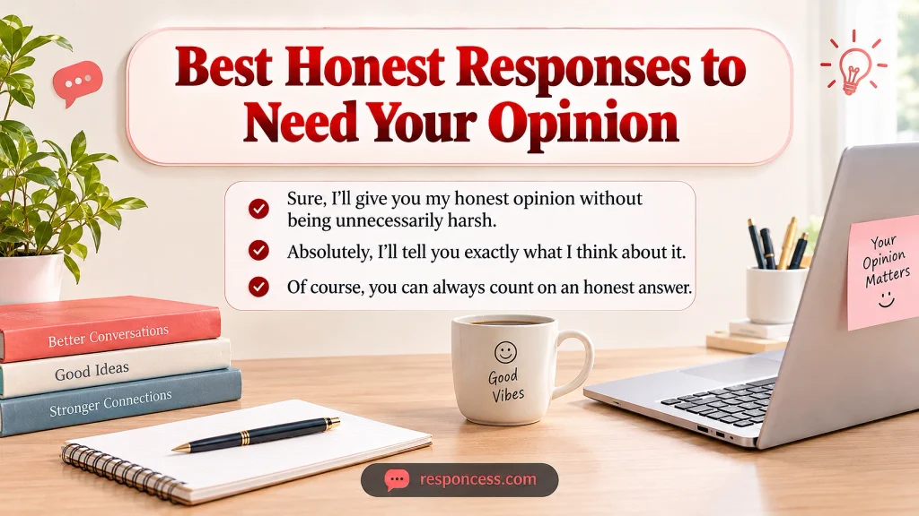 Best Honest Responses to Need Your Opinion