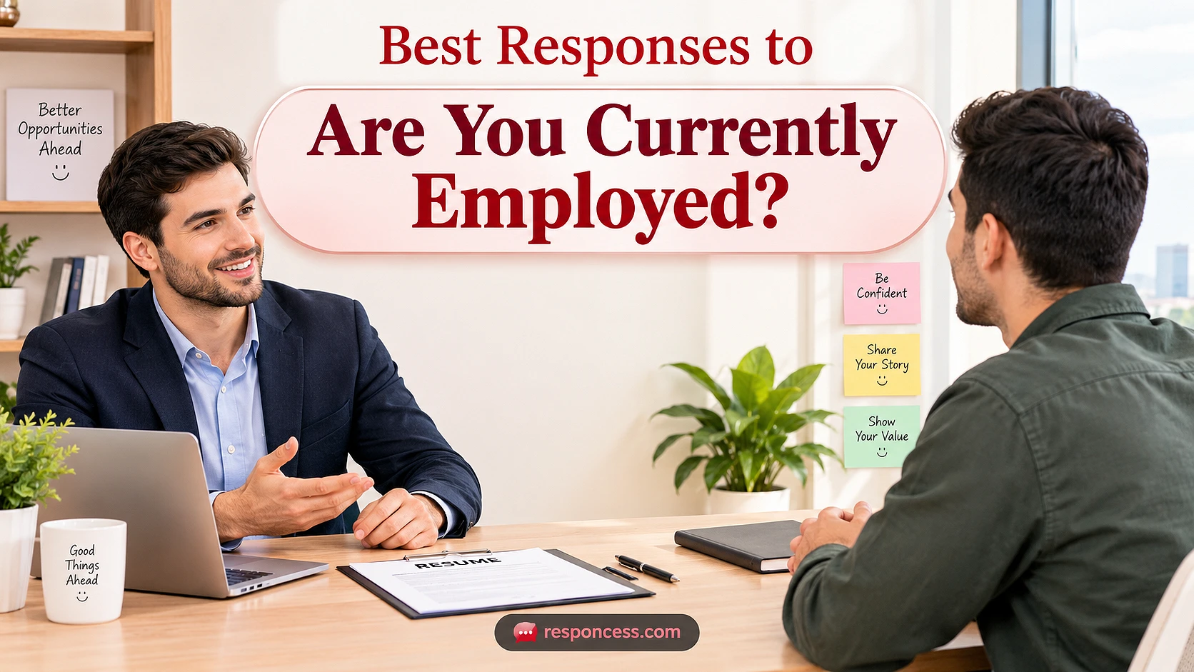 Best Responses to “Are You Currently Employed?”