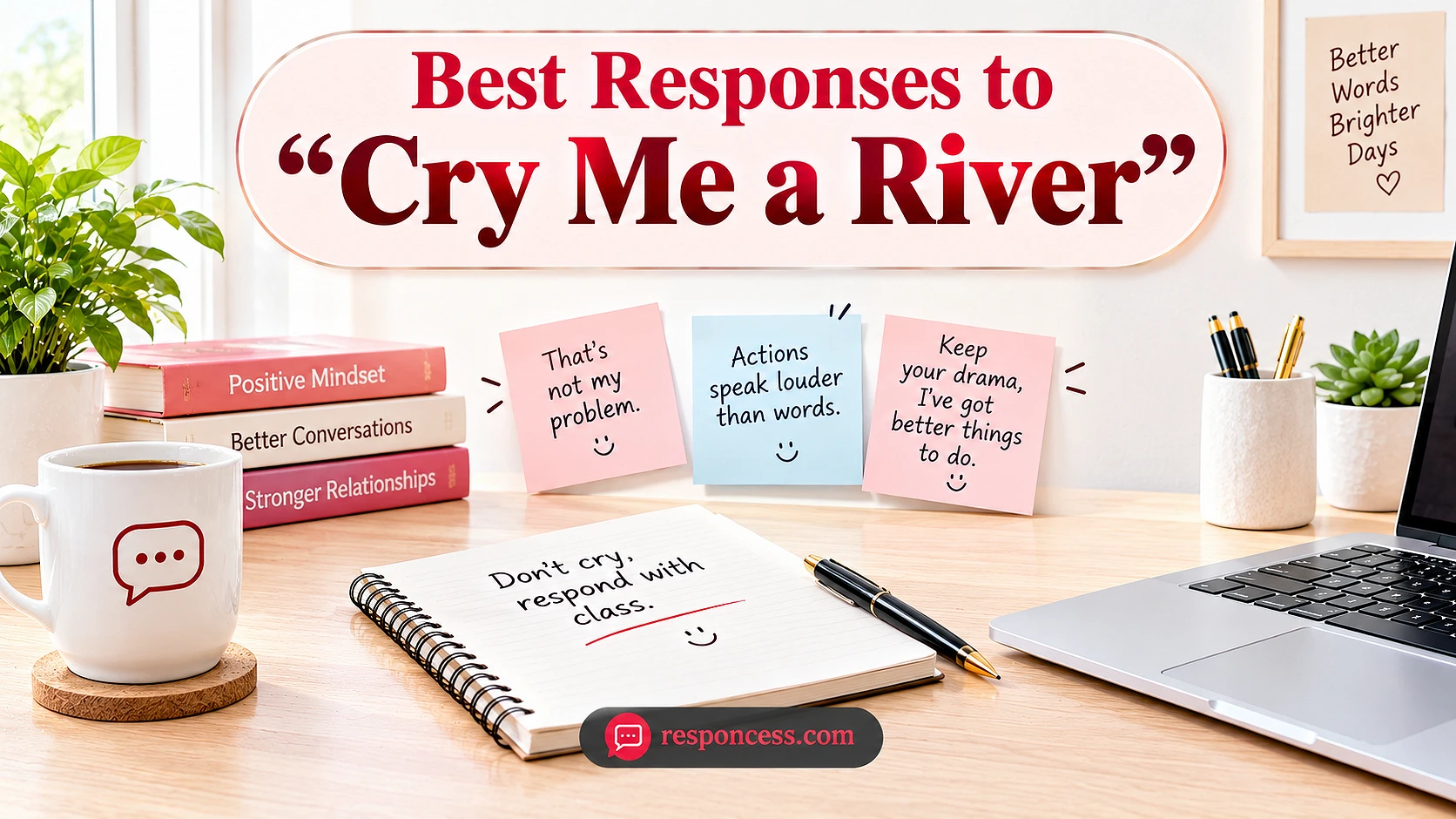 Best Responses to "Cry Me a River"