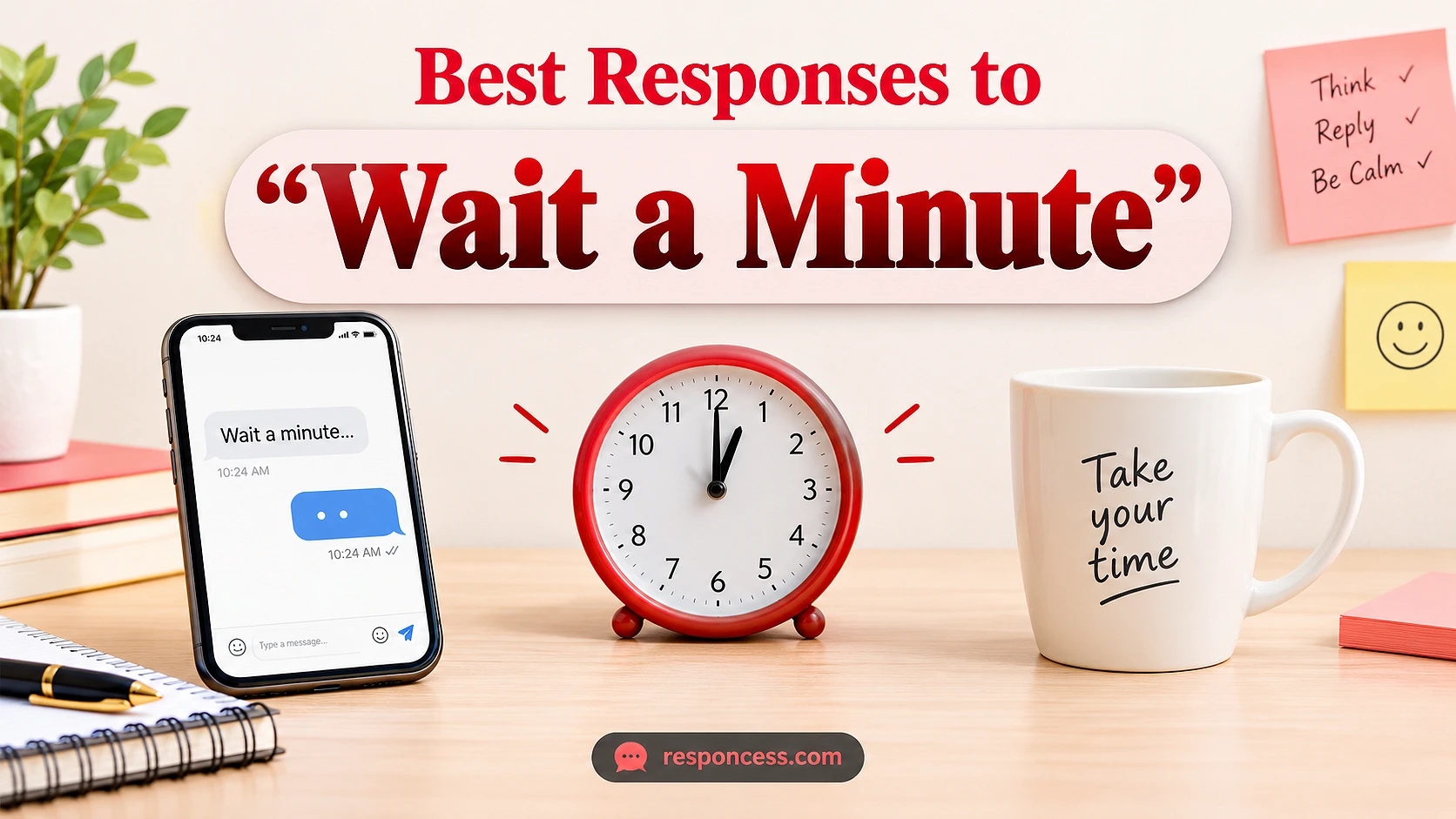 Best Responses to “Wait a Minute”