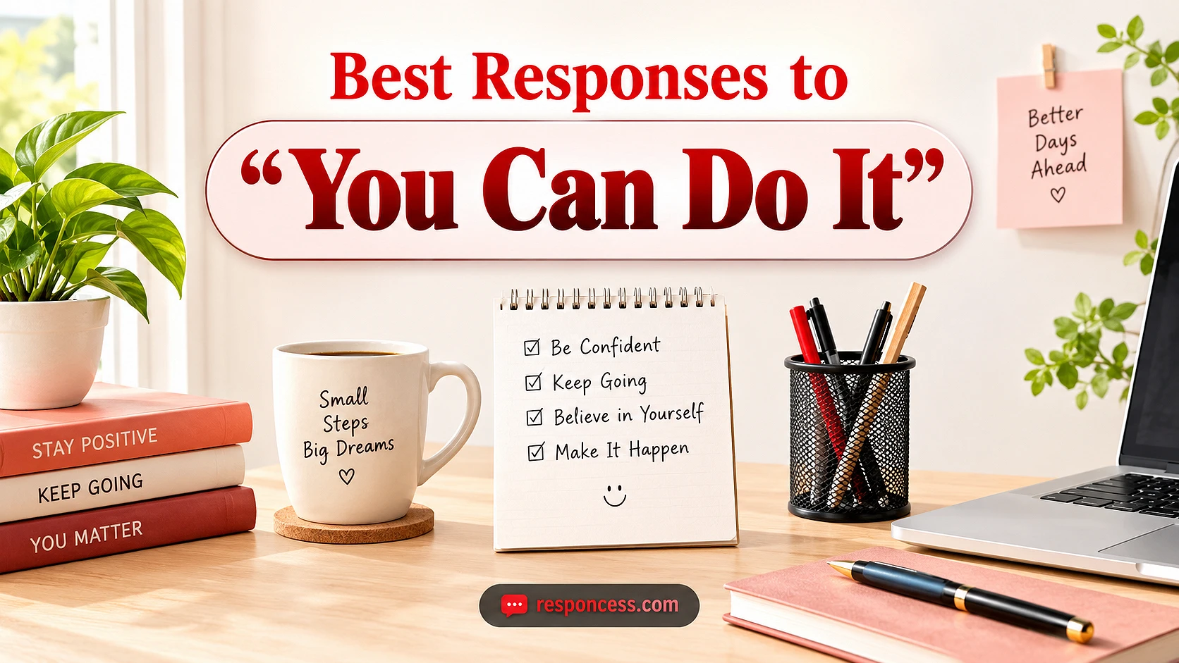 Best Responses to “You Can Do It”