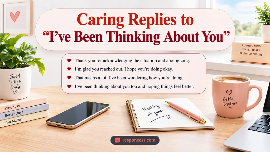Caring Replies to “I’ve Been Thinking About You”