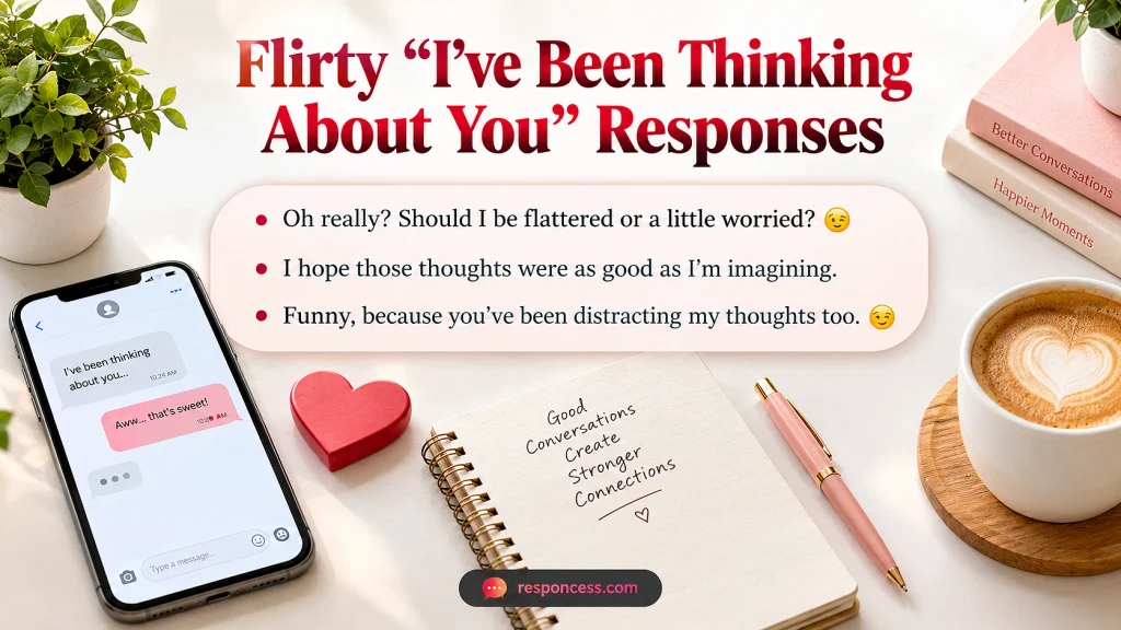 Flirty “I’ve Been Thinking About You” Responses