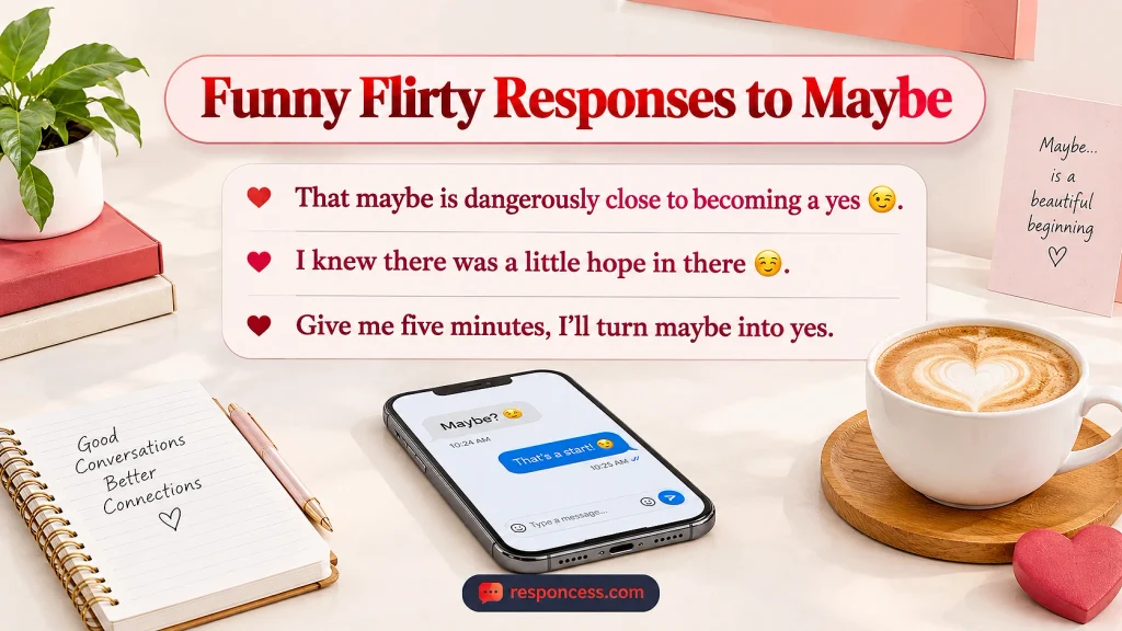 Funny Flirty Responses to Maybe