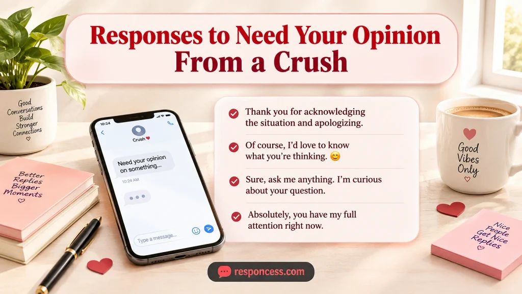 Responses to Need Your Opinion From a Crush